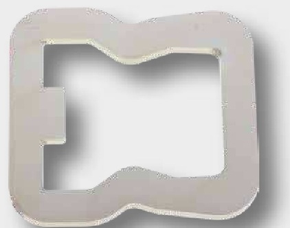 [AMAT3-187265] Köckerling Placa de tensionare 60 x 10 mm