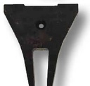 Horsch Placa de ghidaj - 170 mm, otel tratat cu bor