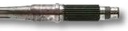 Capat final pentru priza de putere Lungime: 415 mm 1 3/8 ", 6 caneluri