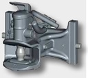 Sauermann Cupla tractare Sauermann - Falcă adâncă, pentru ochet de remorcare Ø 40 mm + Ø 50 mm