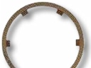 Lamelă interioară Grosime = 1,6 mm interior = 92,8 mm exterior 133,2 mm 45 dinti