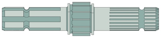 [AMAT3-188487] Capat final pentru priza de putere 1 3/8 ", 6 caneluri 1 3/8 ", 21 caneluri 14 dinti 540-540E-1000 rpm comutabil