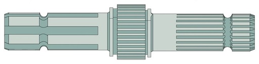 [AMAT3-188488] Capat final pentru priza de putere 1 3/8 ", 6 caneluri 1 3/8 ", 21 caneluri 540-540E-1000 rpm comutabil