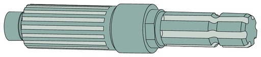 [AMAT3-188527] Capat final pentru priza de putere Lungime: 234 mm 1 3/8 ", 6 caneluri 540 rpm