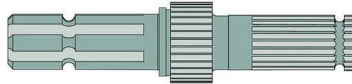 [AMAT3-188546] Capat final priza de putere Lungime: 233 mm 1 3/8 ", 6 caneluri 1 3/8 ", 21 caneluri 540-540E-1000 rpm comutabil