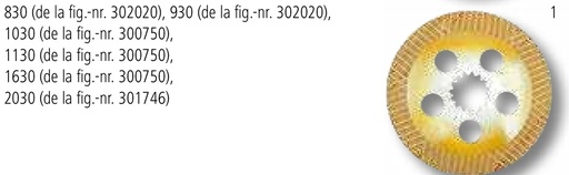 [AMAT3-190199] Disc frana - Ø 306 x 7,16 mm, 12 dinti