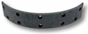 Plăcuță de frână - 30 x 5 x 190 mm, 10 orificii, versiune nouă