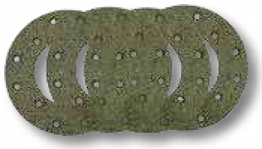 [AMAT3-189740] Set placute frana - (Disc de frana) cu nituri 152 x 80 mm grosime 5 mm