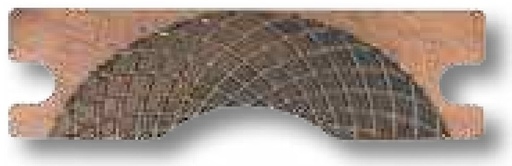 [AMAT3-190294] CARLISLE Placuta de frana - Garnitura laterala