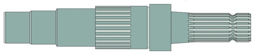 [AMAT3-188876] Capat final pentru priza de putere 1000 rpm Lungime: 295 mm 1 3/8 ", 21 caneluri