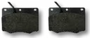 Set placute frana - 40 km/h, 98 x 15 x 68 mm