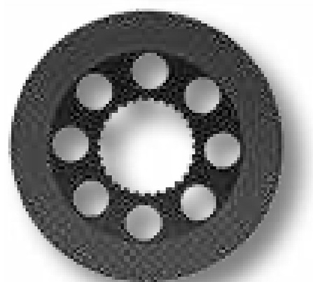[AMAT3-190608] Placuta frana - Grosime 4,8 mm 28 dinti Ø = 169,6 x 56,2 mm