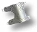 Disc intermediar - Grosime 2,5 mm 2 dinti Ø = 195,8 x 109,9 mm