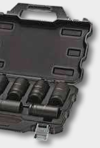 [AMAT3-193841] BLACK EDITION Set capete chei tubulare de impact, 3/4” - 8 buc., metric