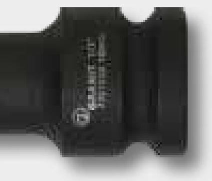 [AMAT3-193843] BLACK EDITION 1/2" Capat cheie tubulara impact, hexagonala, scurt, 10mm 38 mm