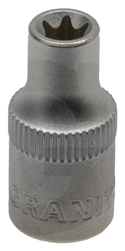 [AMAT3-193921] BLACK EDITION Capăt cheie tubulară 1/4", TX-E, E6 25 mm