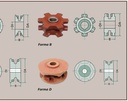 Pinion de lant AV40- AV6000