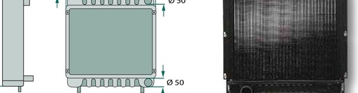 [AMAT3-195660] Radiator Cupru / alamă