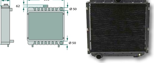 [AMAT3-195688] Radiator Cupru / alamă