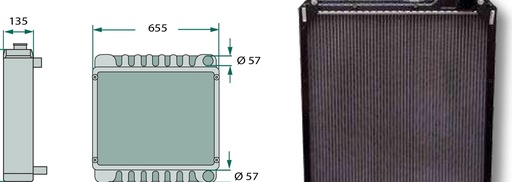 [AMAT3-195766] Radiator aluminiu, plastic