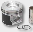 KS Piston - 3 inele, Ø 101 mm bolturi Ø 38 x 76 mm camera de combustie Ø 61 mm adancime camera de combustie 18 mm piston