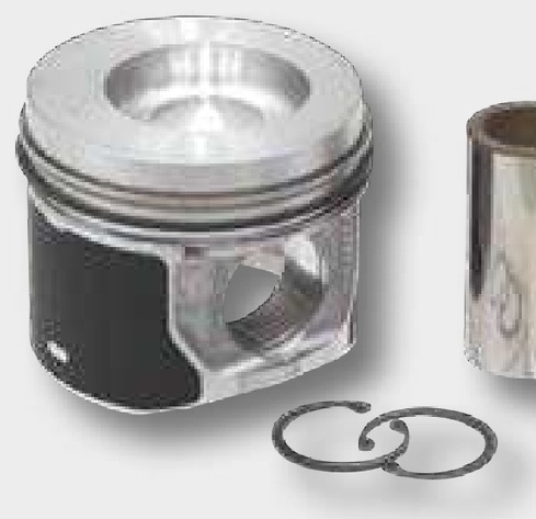 [AMAT3-197127] KS Piston - 3 inele, Ø 101 mm bolturi Ø 38 x 76 mm camera de combustie Ø 61 mm adancime camera de combustie 18 mm piston