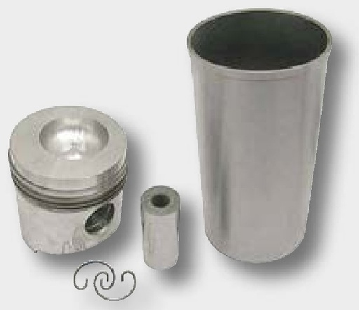 [AMAT3-197184] KS Set piston cpl. - 4 inele, diametru 105 mm, Bolt Ø 35 x 82 mm, Camera de combustie, diametru 62 mm, Adâncimea camerei