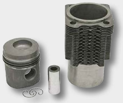 [AMAT3-197204] KS Set piston cpl. - 3 inele, diametru 102 mm, Diametru bolturi: 35 x 80 mm, Camera de combustie, diametru 70 mm, Adânci