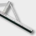 Ideal Racleta aluminiu cu buza cauciuc