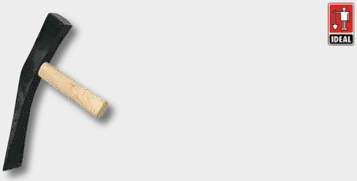 [AMAT3-199607] Ideal Ciocan destinat pavajelor - fixat cu pana inelara si din lemn, coada din lemn de frasin 36 cm