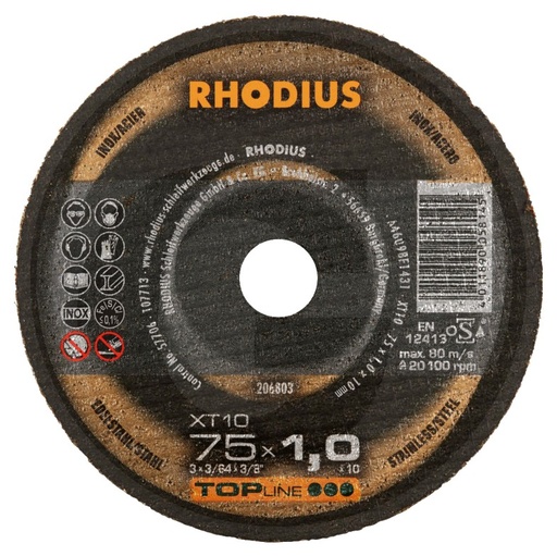 [AMAT3-200027] RHODIUS Disc de taiere XT10 - XT10