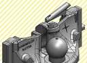 Rockinger Ochet de tractare - bila / Ø-bila 50 mm