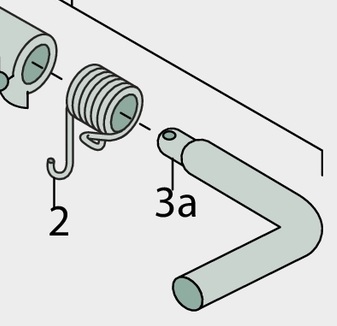 [AMAT3-201032] Rockinger Set reparatii levier de blocare