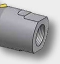Walterscheid Adaptor pentru directia fortata Kugel: 50, LA: 50, 3-Loch für 15° Vorneigung mm