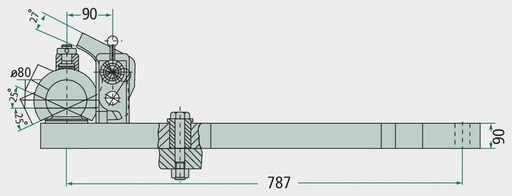 [AMAT3-200573] Scharmüller Placa portanta K80 868 mm