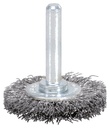 KS Tools Disc perie de sârmă din oțel 0,3 mm, Ø 7 - sârmă din oțel inoxidabil 0,3