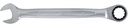 KS Tools GEARplus® Ratschenringmaulschlüssel, 6mm 128 mm