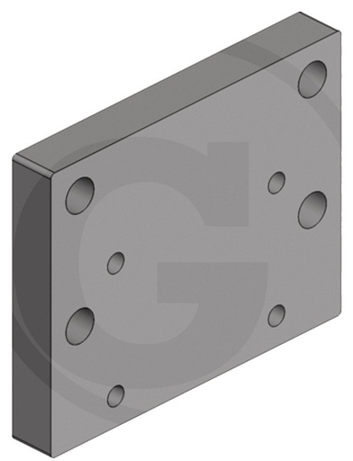 [AMAT3-200735] Scharmüller Placa de fixare M10