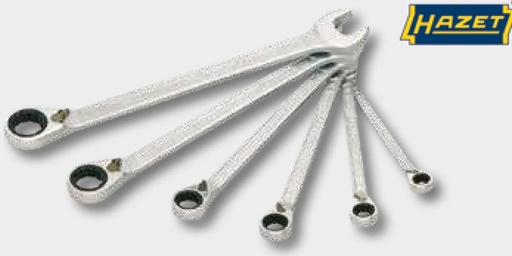 [AMAT3-202371] KS Tools GEARplus® Ratschenringmaulschlüssel-Satz, umschaltbar, 16-tlg., 8-19mm, mit Adapter - 16-tlg., im Kunststoffkof