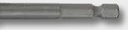 KS Tools Set adaptor pătrat 1/4", 3 piese. 148 mm