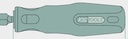KS Tools Răzuitor triunghiular 275 mm