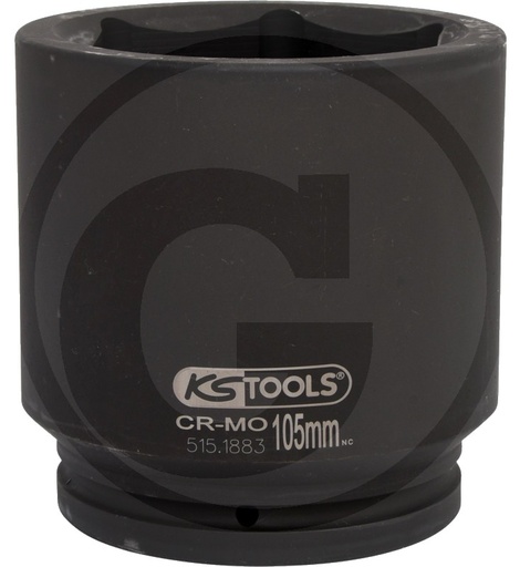 [AMAT3-202576] KS Tools 1" Sechskant-Kraft-Stecknuss, lang, 105 150 mm