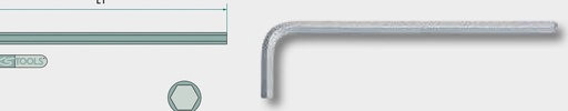 [AMAT3-201692] KS Tools CLASSIC Innensechskant-Winkelstiftschlüs 239 mm