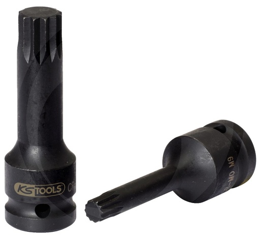 [AMAT3-203279] KS Tools 1/2" Kraft-Bit-Stecknuss für Vielzahn (X 75 mm