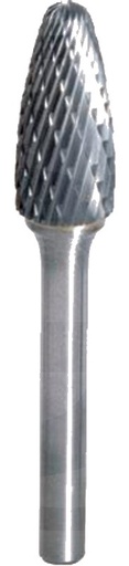[AMAT3-202627] KS Tools HM Stift frezare arcuit forma F, 12mm 144 mm