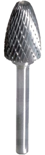 [AMAT3-202630] KS Tools HM Stift frezare arcuit forma F, 16mm 150 mm