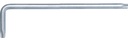 KS Tools CLASSIC TX-Winkelstiftschlüssel mit Bohr 100 mm