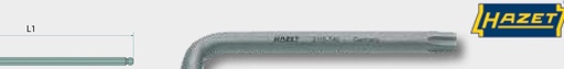 [AMAT3-201765] KS Tools CLASSIC TX-Winkelstiftschlüssel, lang, T 103 mm