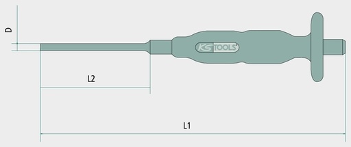 [AMAT3-201820] KS Tools Durchtreiber, Ø 5 mm, zylindrisch 200 mm