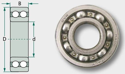 [AMAT3-204262] Rulment cu role canelate 4202 15 mm
